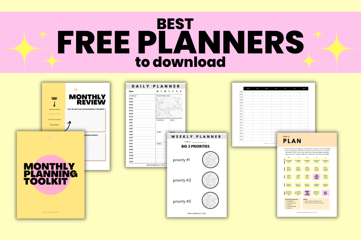 Free Planner Templates to Download – The WERK LIFE free-planner-templates-to-download-the-werk-life
