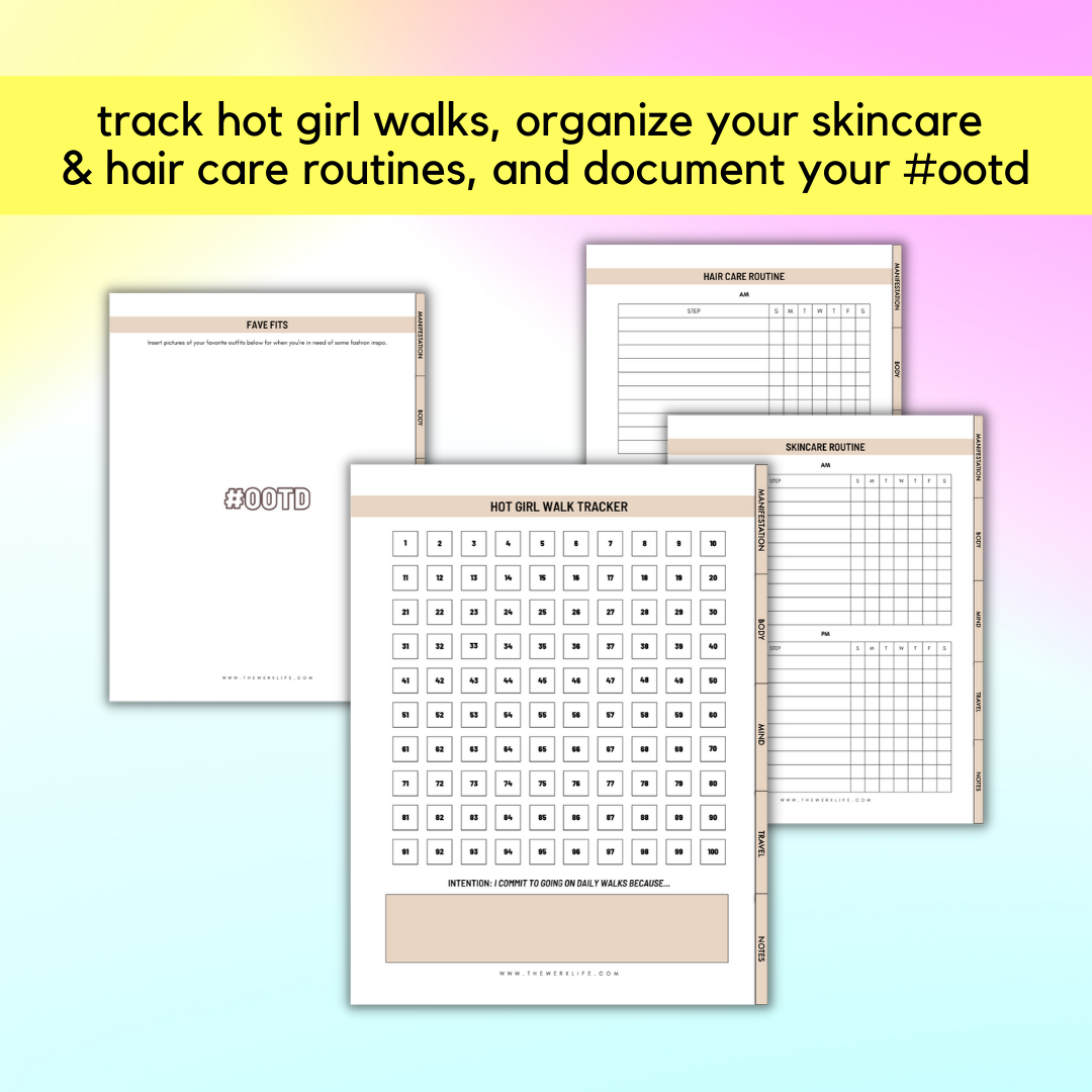 The Summer Girlie Planner (Digital)