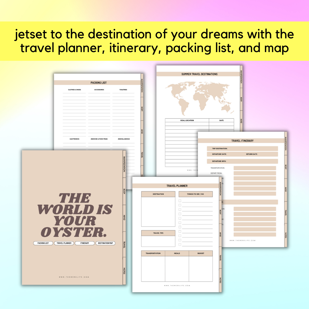 The Summer Girlie Planner (Digital)