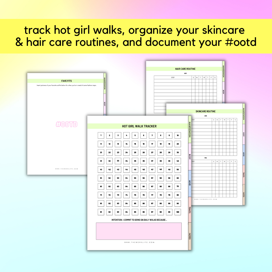The Summer Girlie Planner (Digital)