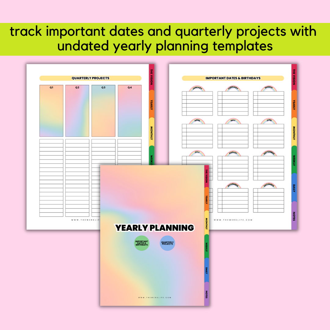 Digital Pride Planner (Undated)