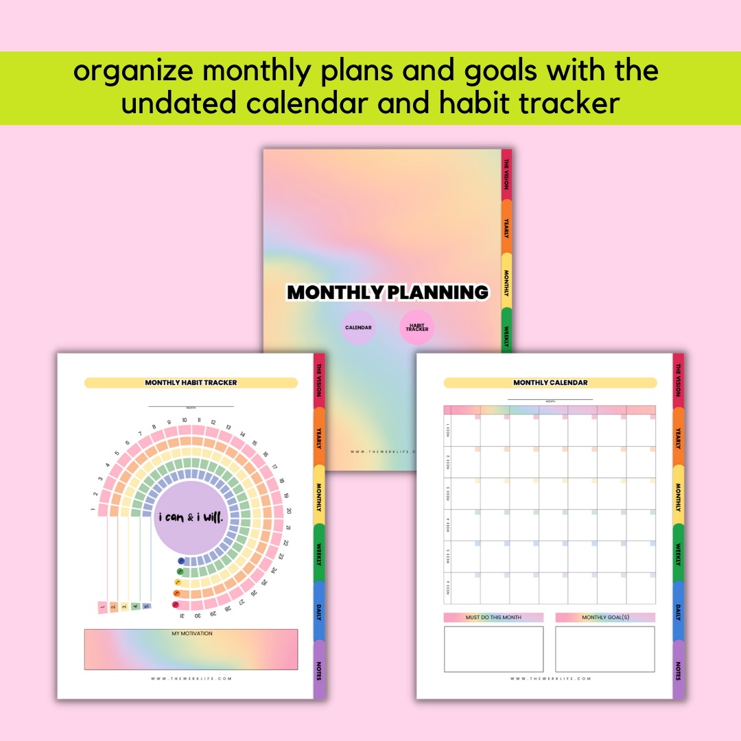 Digital Pride Planner (Undated)