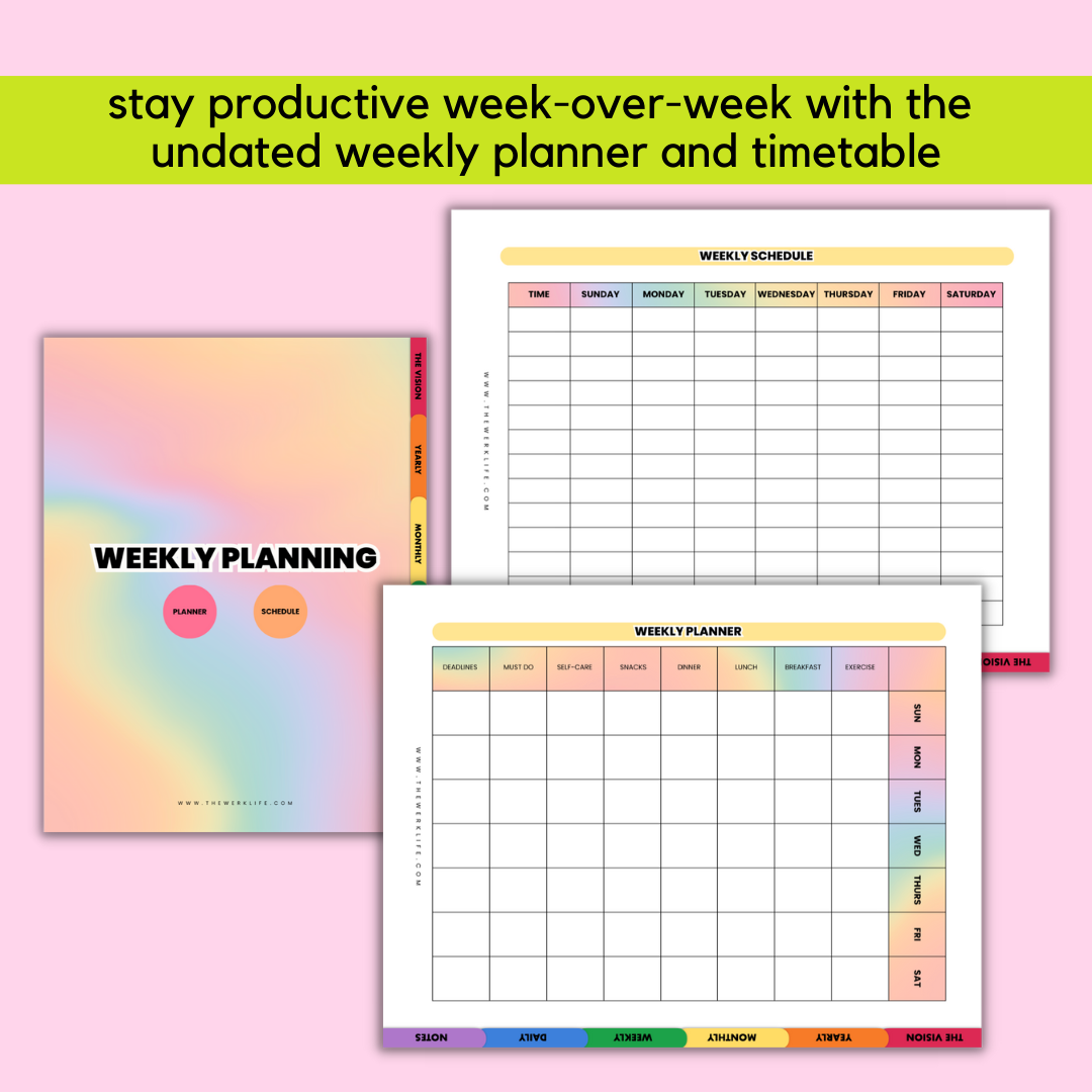 Digital Pride Planner (Undated)