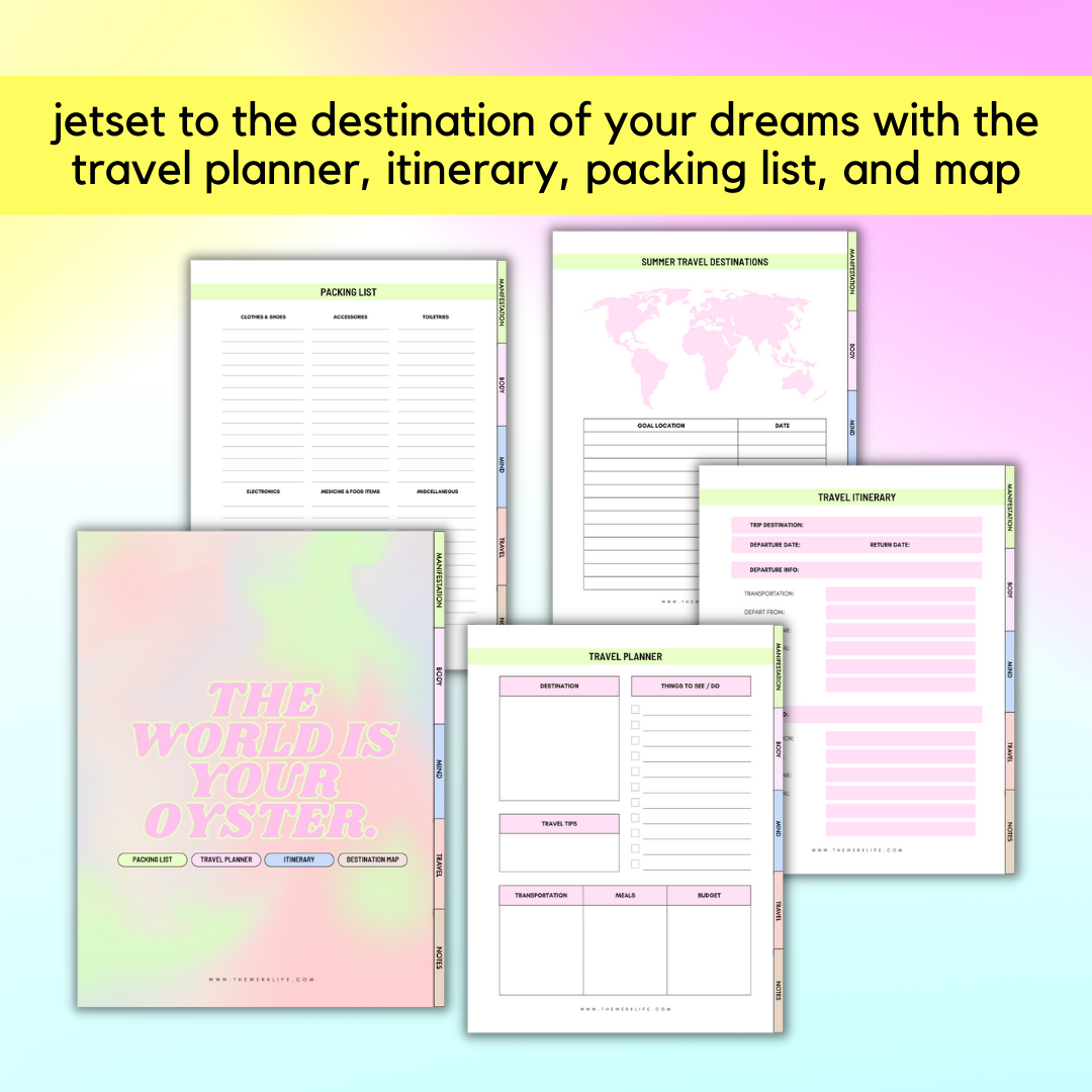 The Summer Girlie Planner (Digital)