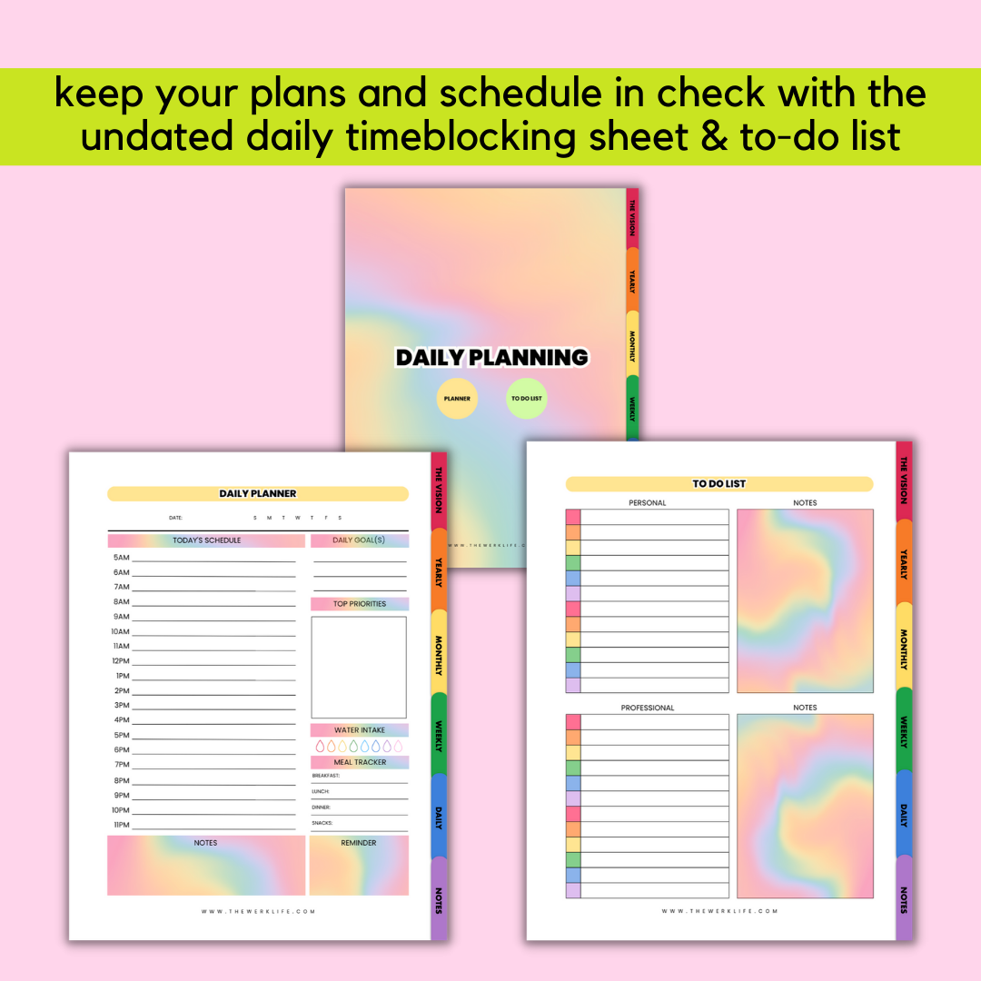 Digital Pride Planner (Undated)