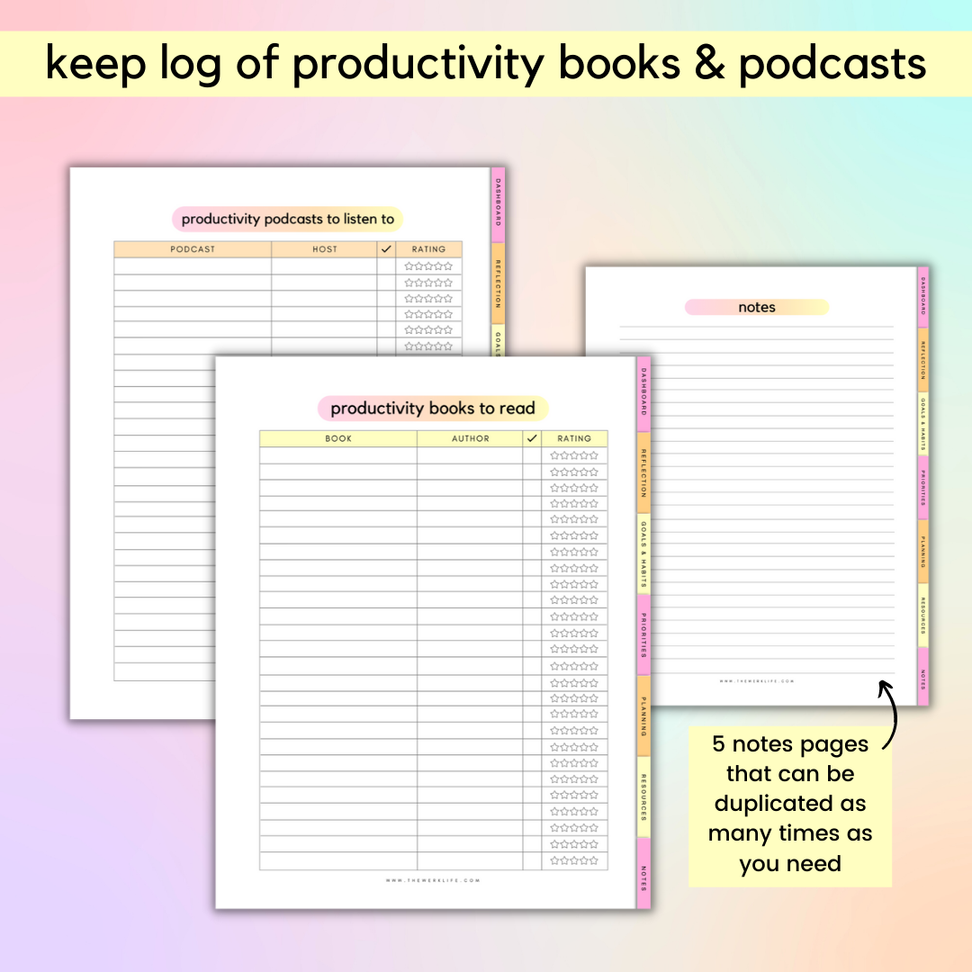 The Mega Productive Digital Planner