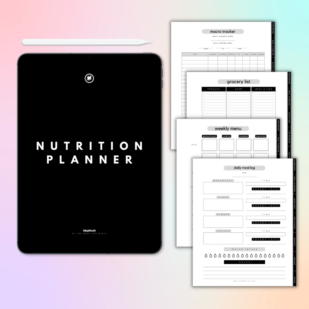 Digital Nutrition and Meal Planner