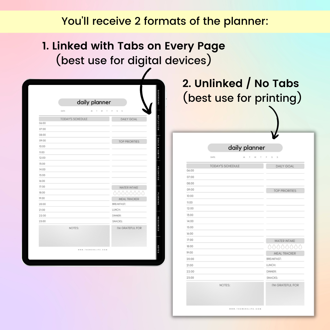 The Mega Productive Digital Planner