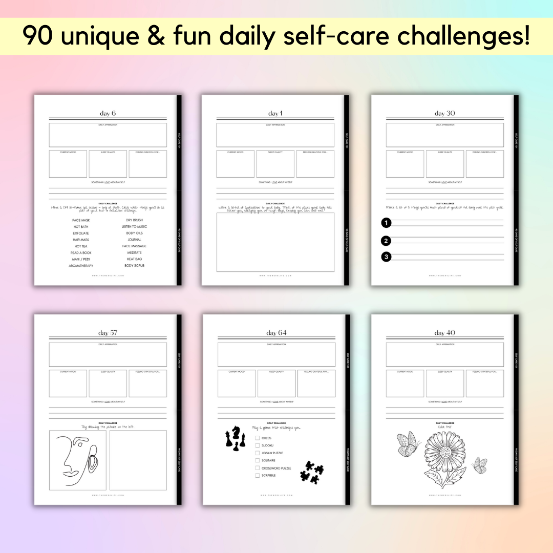 90 Day Self-Care Journal (Digital)