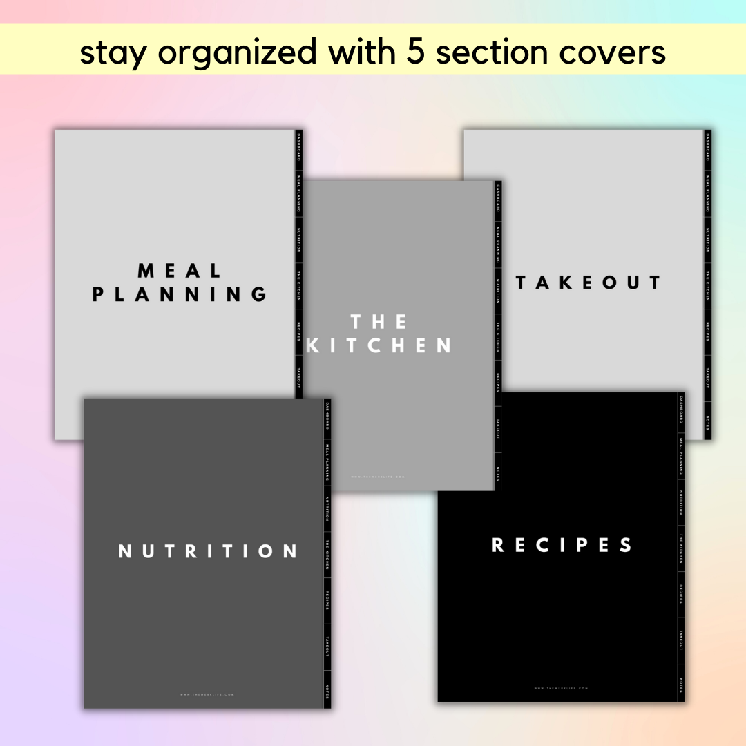 Digital Nutrition and Meal Planner