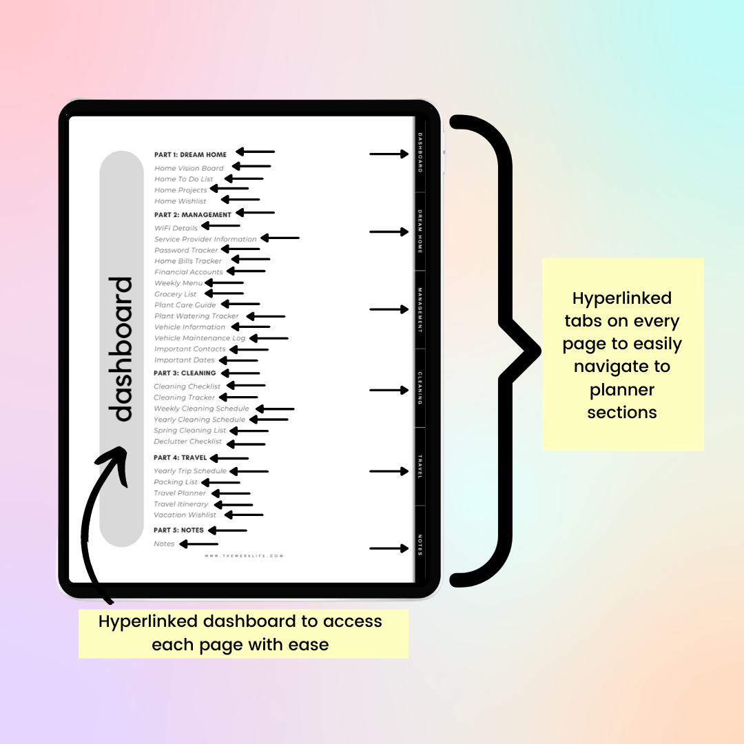 Happy Home Digital Planner