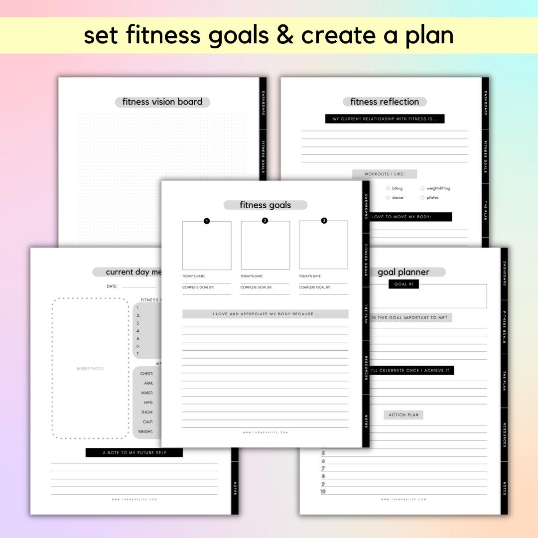 Digital Fitness Planner