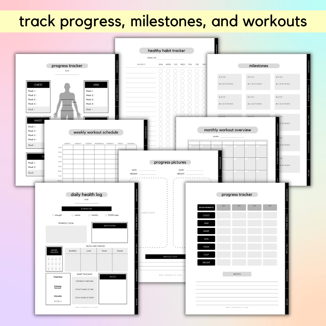 Digital Fitness Planner