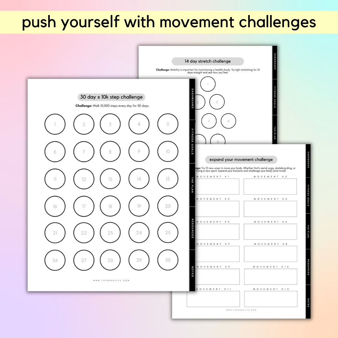 Digital Fitness Planner