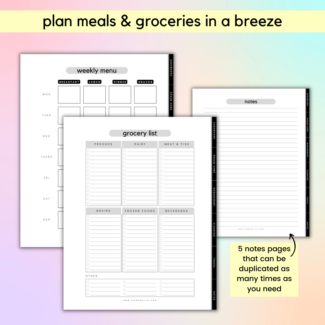 Happy Home Digital Planner