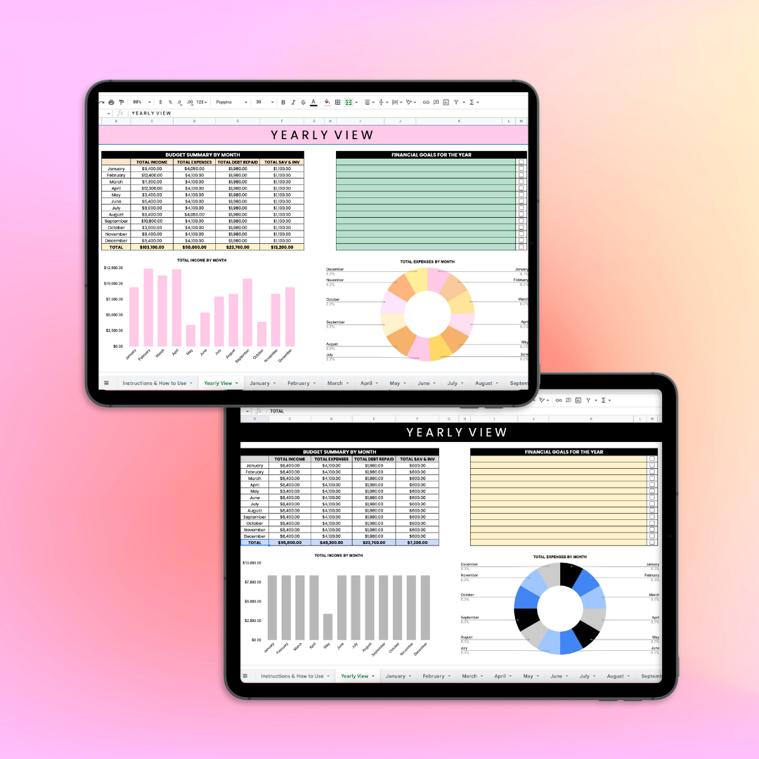 Monthly Budget Template (Google Sheets)