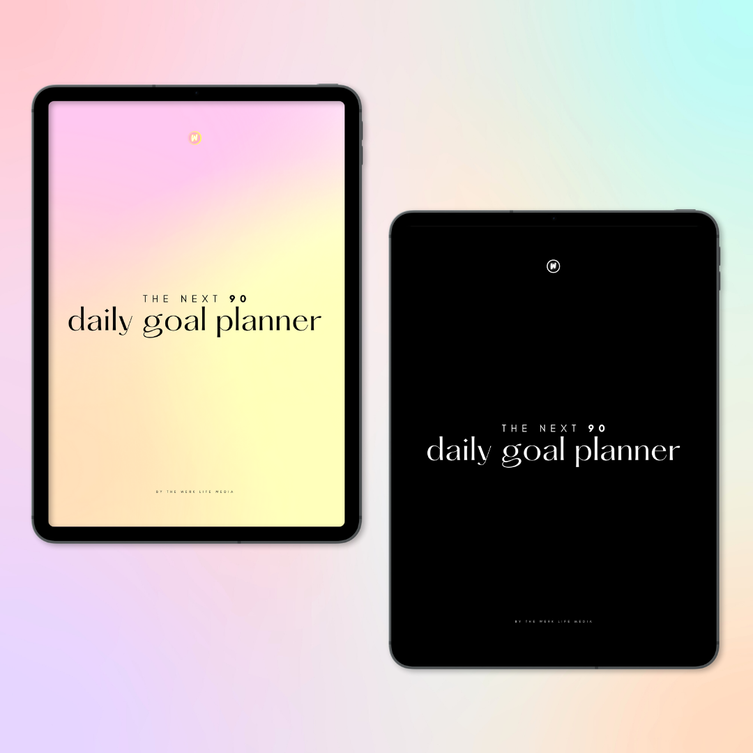 90 Day Daily Goal Planner (Digital)