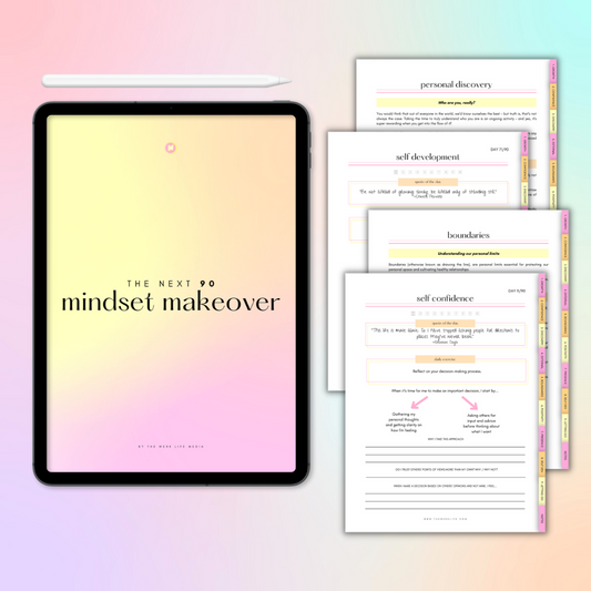 90 Day Mindset Makeover Workbook (Digital)