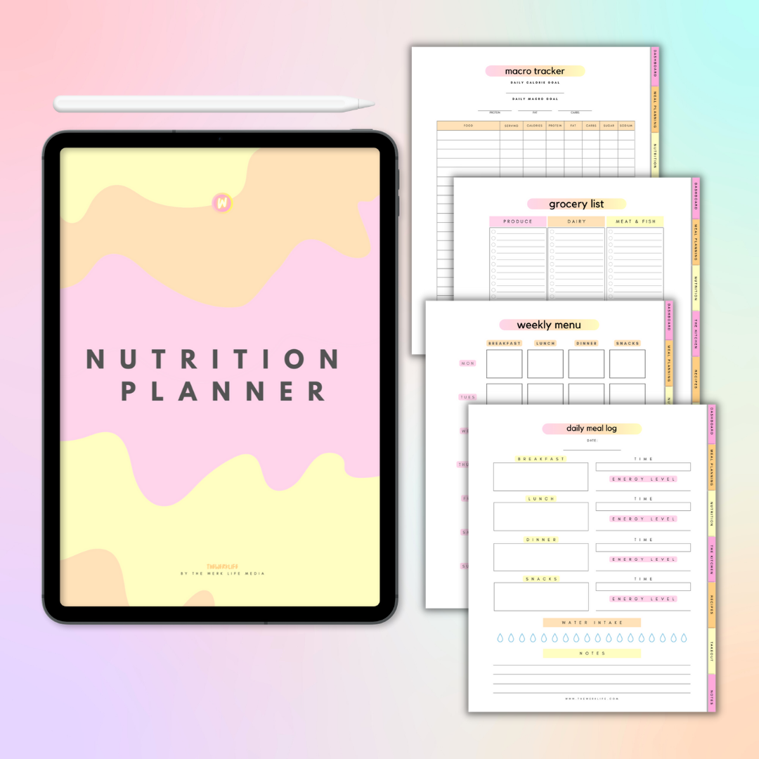 Digital Nutrition and Meal Planner