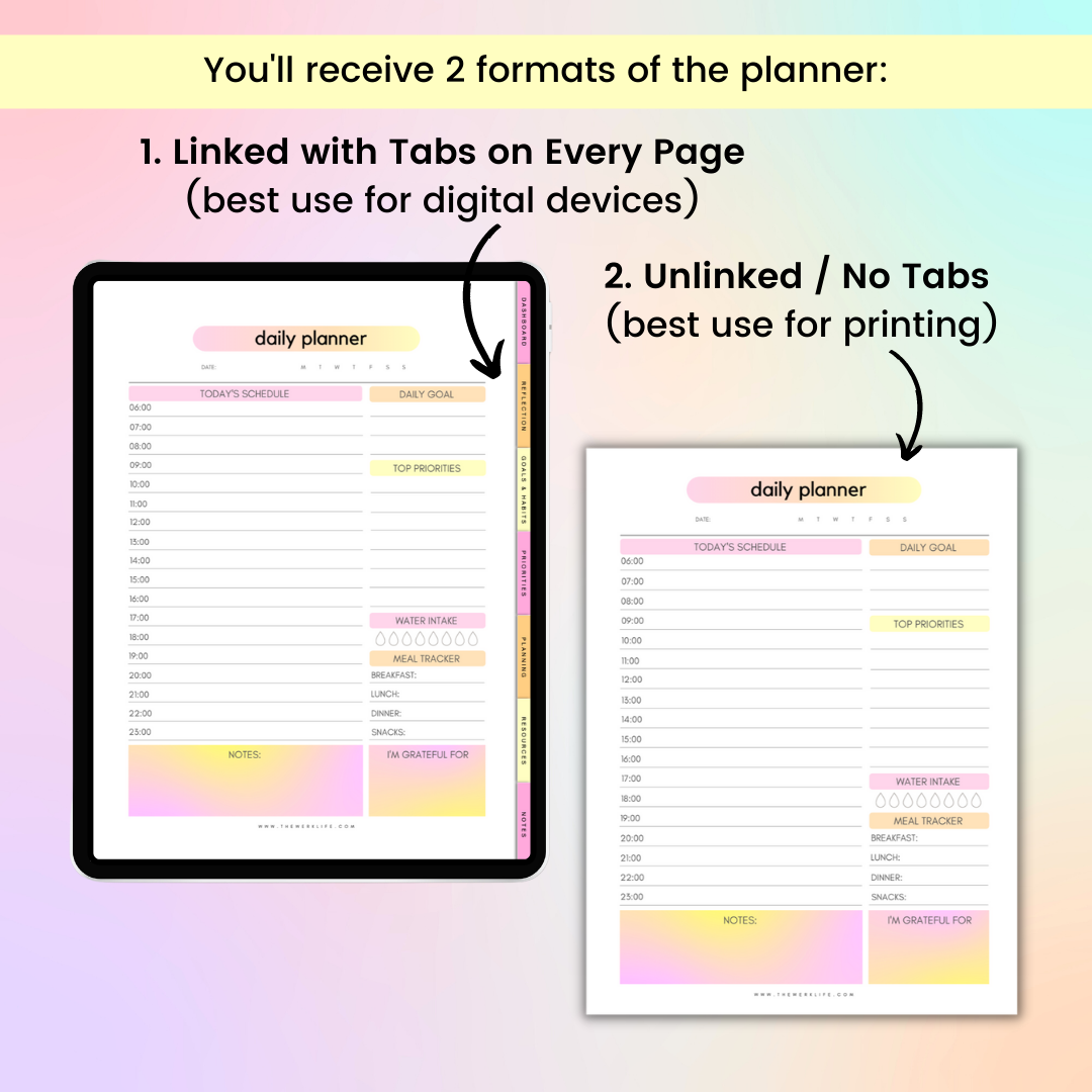 The Mega Productive Digital Planner