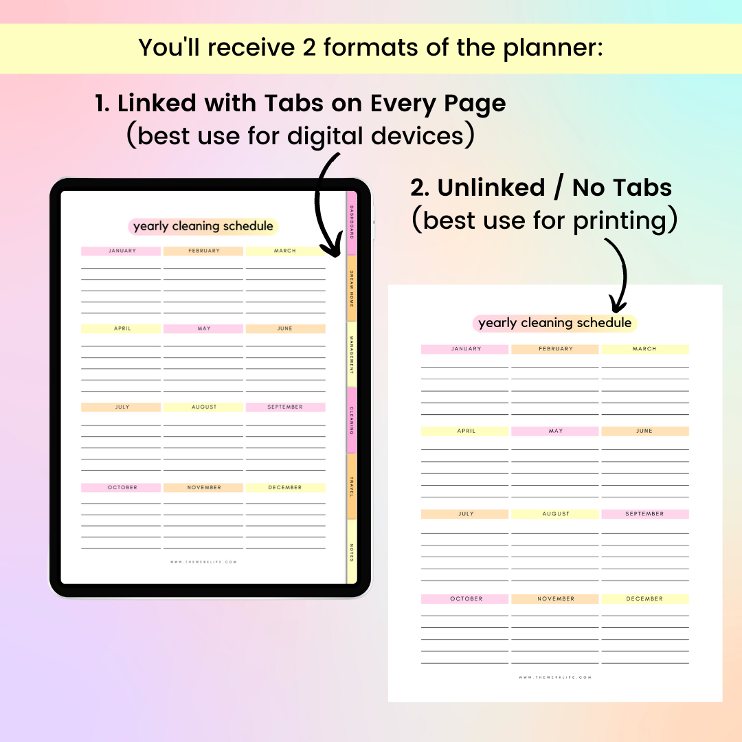 Happy Home Digital Planner