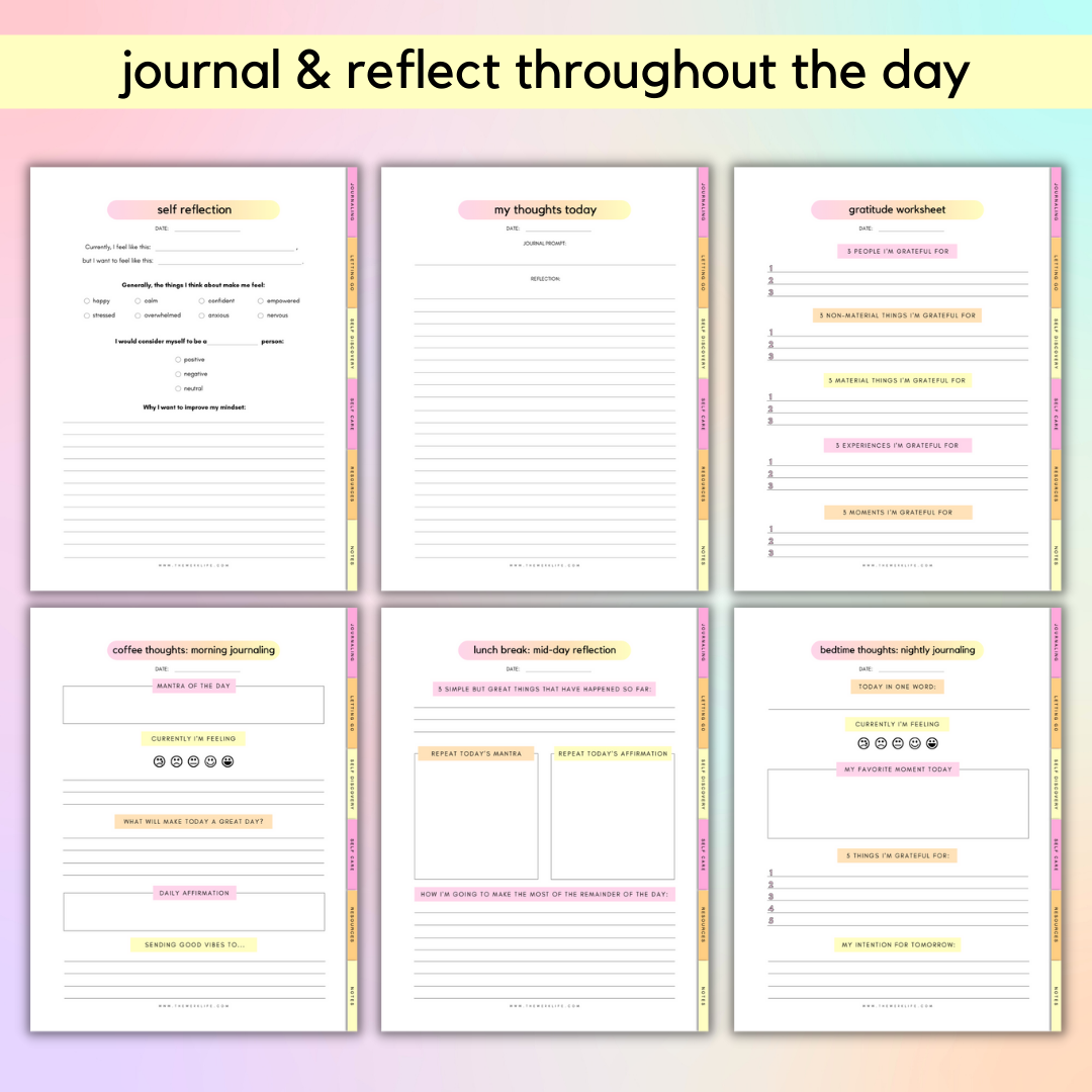 Good Vibes Digital Mindset Journal