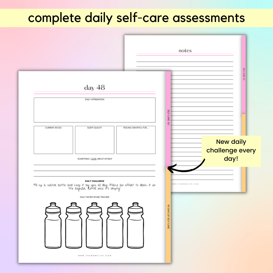90 Day Self-Care Journal (Digital)