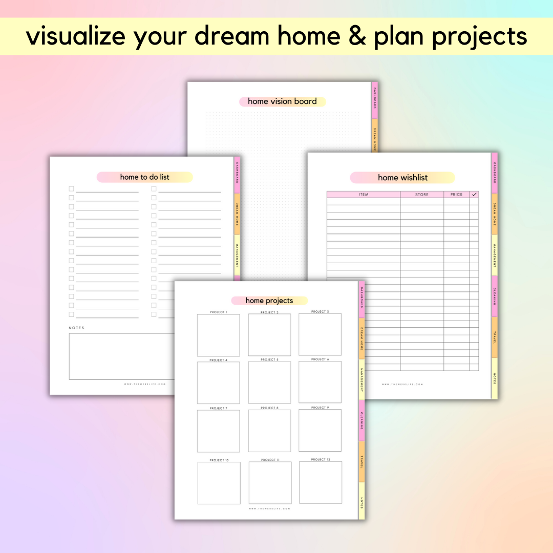Happy Home Digital Planner