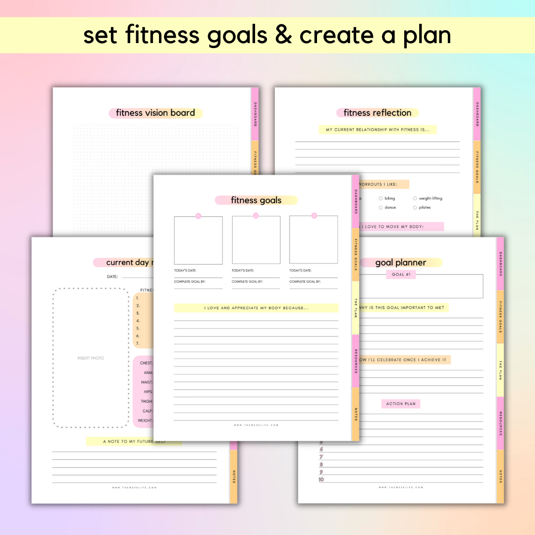 Digital Fitness Planner