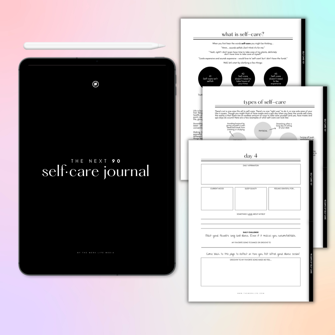 90 Day Self-Care Journal (Digital)