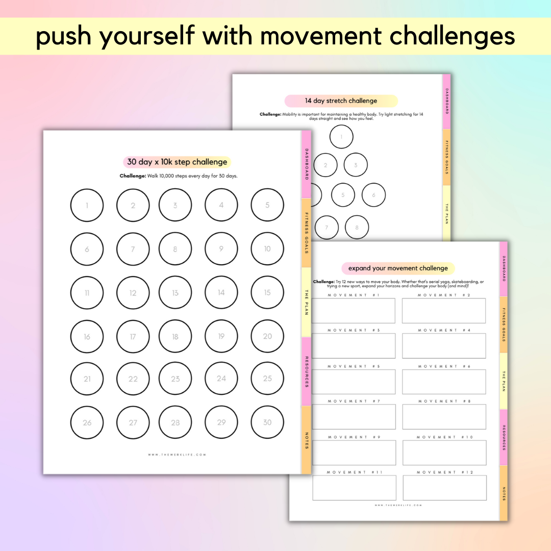 Digital Fitness Planner