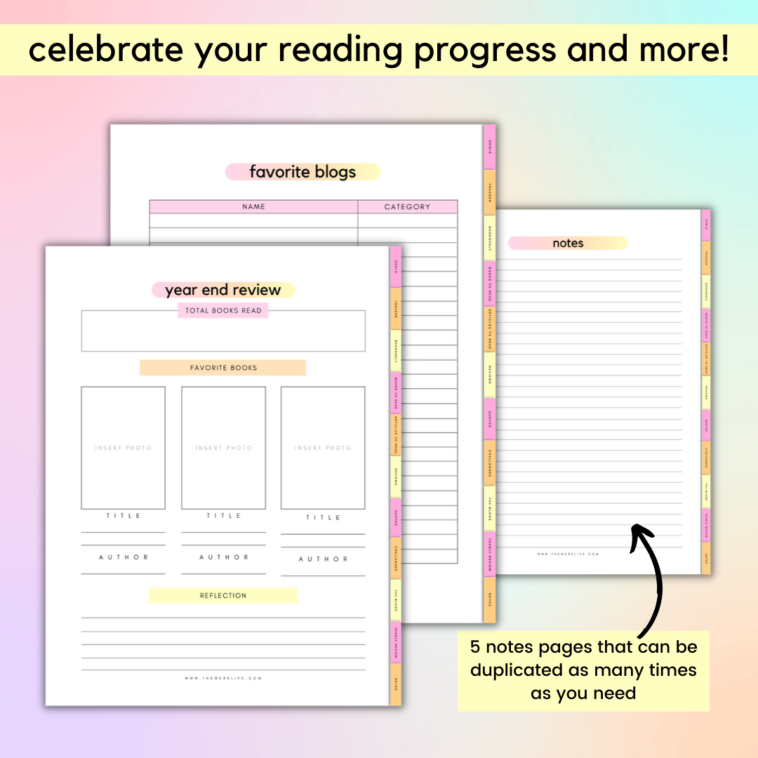 Digital Reading Journal