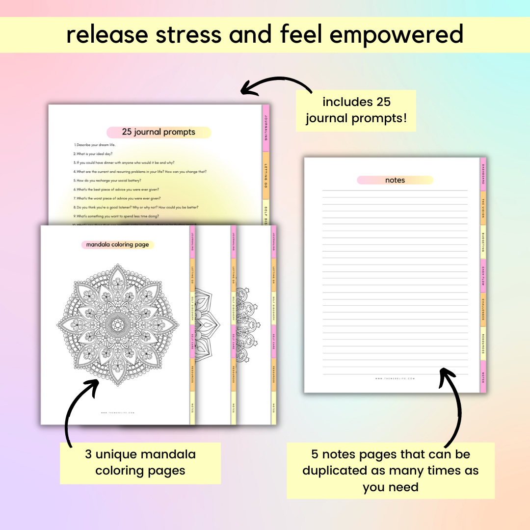 Good Vibes Digital Mindset Journal