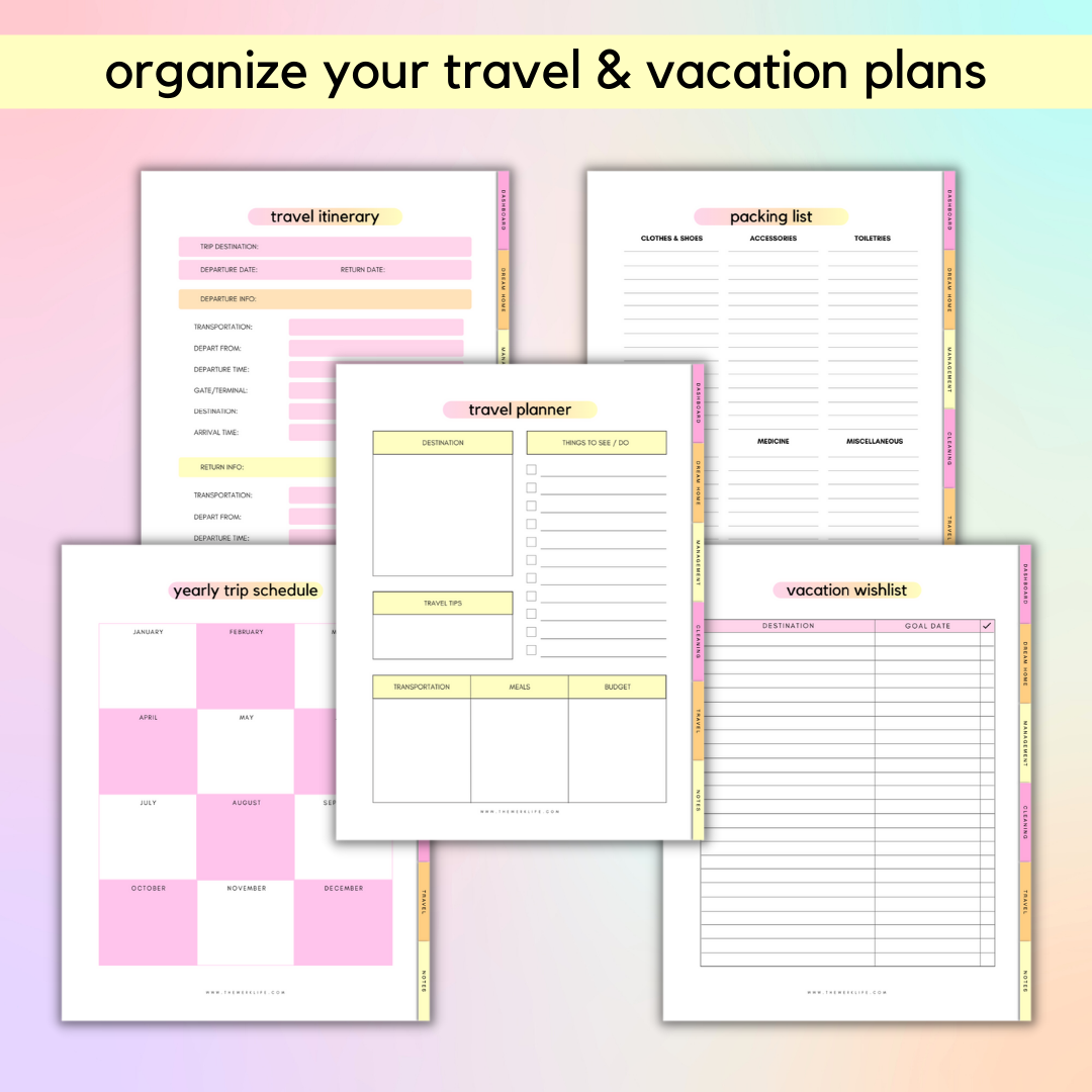 Happy Home Digital Planner