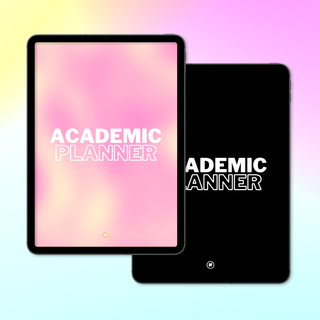 Academic Planner (12 Month Undated)