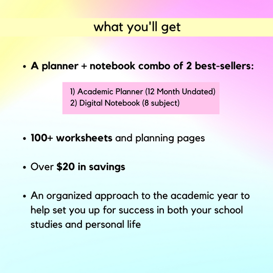 Back 2 School Bundle