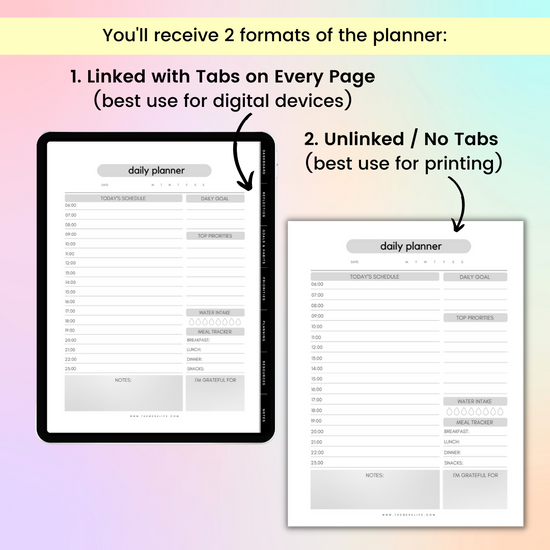 The Mega Productive Digital Planner – The WERK LIFE