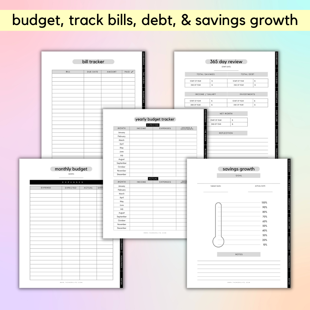 DIGITAL) The Finance Empire Budget Planner – The Empire Planner