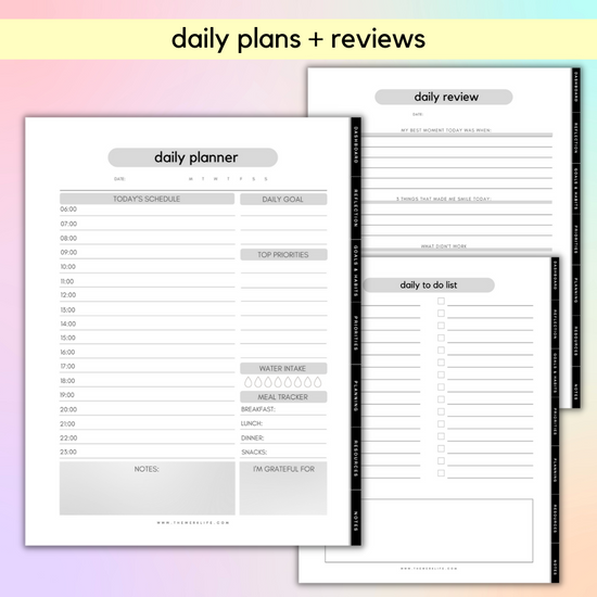 The Mega Productive Digital Planner – The WERK LIFE