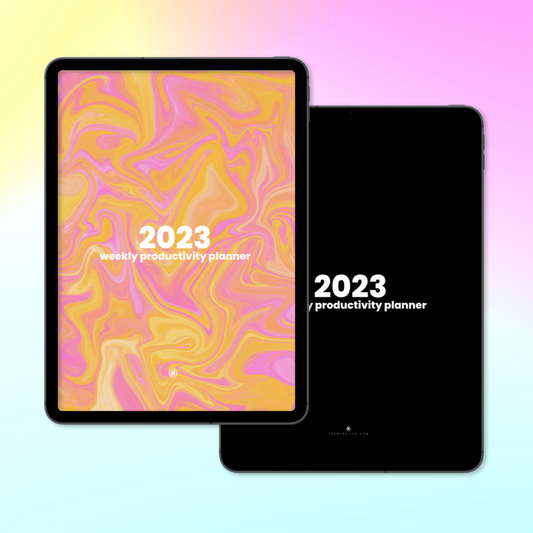 2023 Weekly Productivity Planner (Digital)