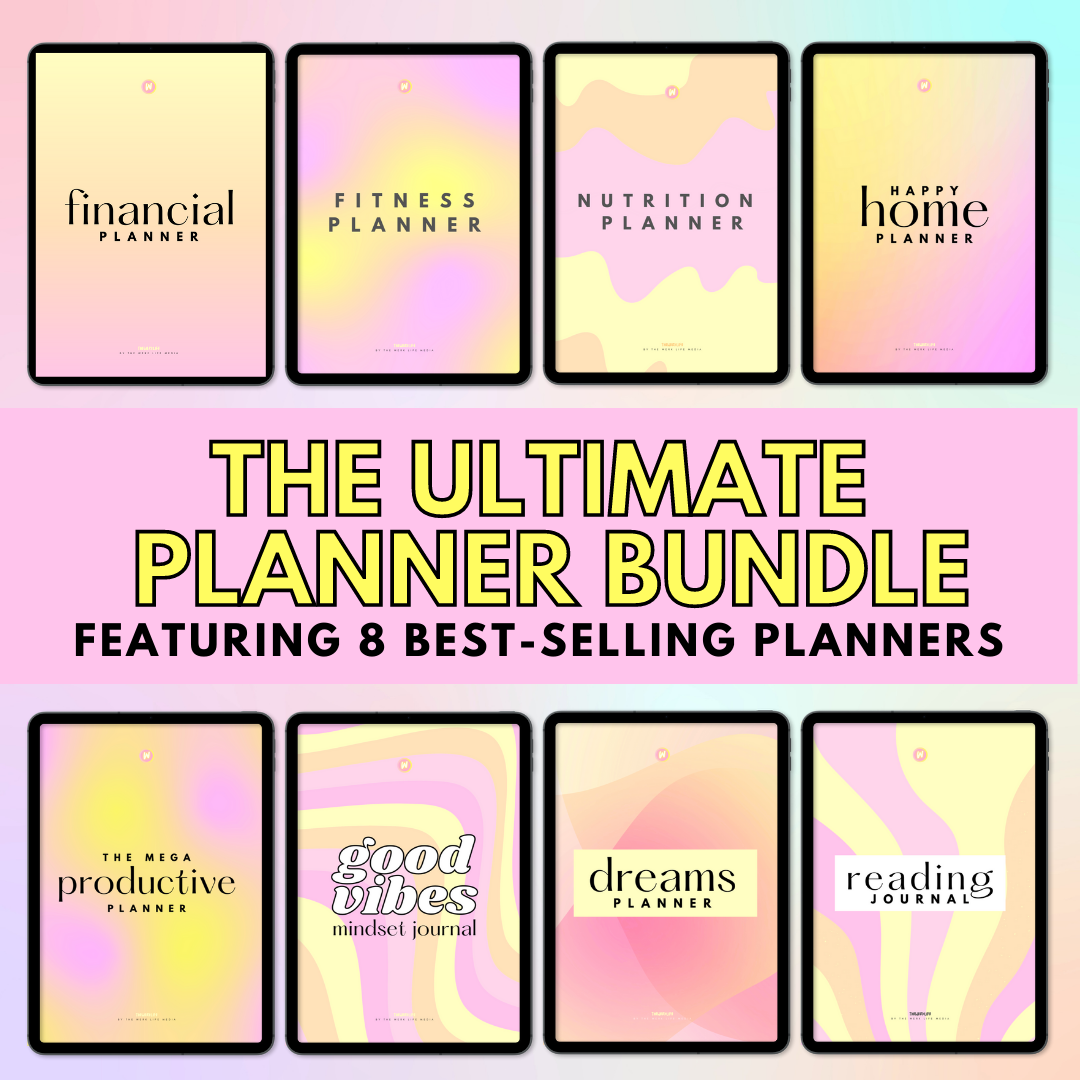 The ULTIMATE Digital Planner Bundle (8 Best Selling Planners)
