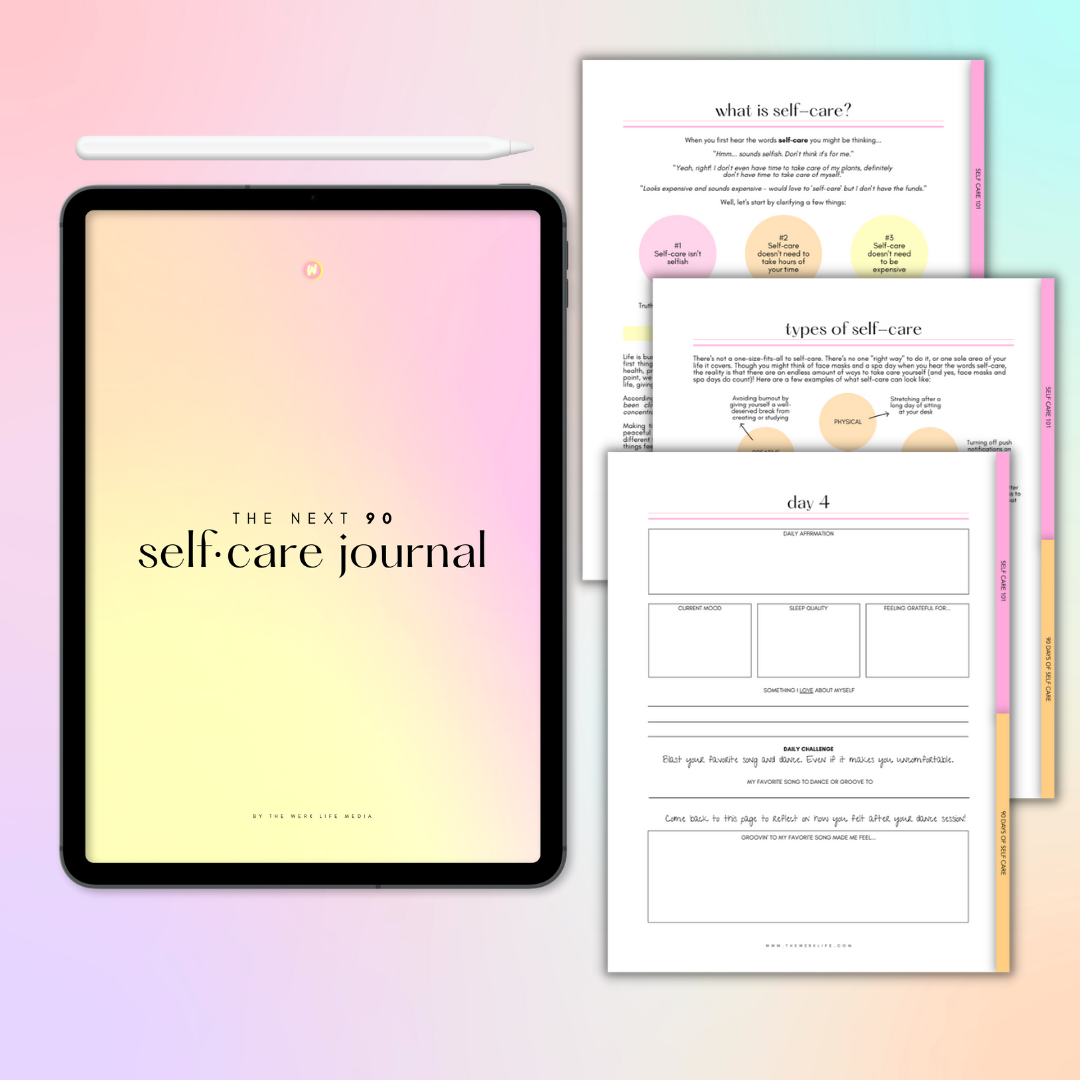 Digital Planner: 90 Day Self-Care Journal – The WERK LIFE