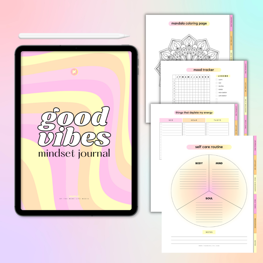 Good Vibes Digital Mindset Journal