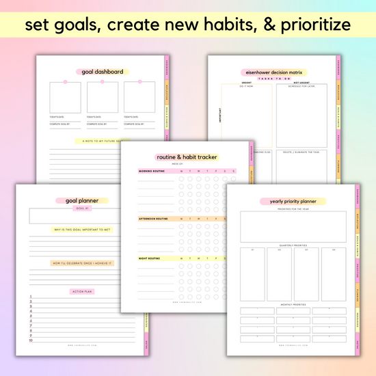 The Mega Productive Digital Planner – The WERK LIFE