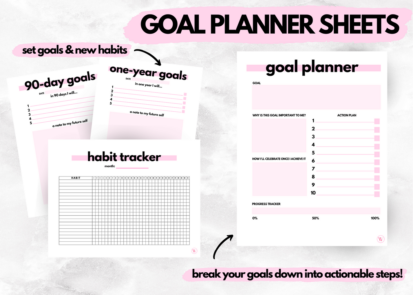 The Ultimate Life Planner | Printable Planner, Life Organizer & Planner ...