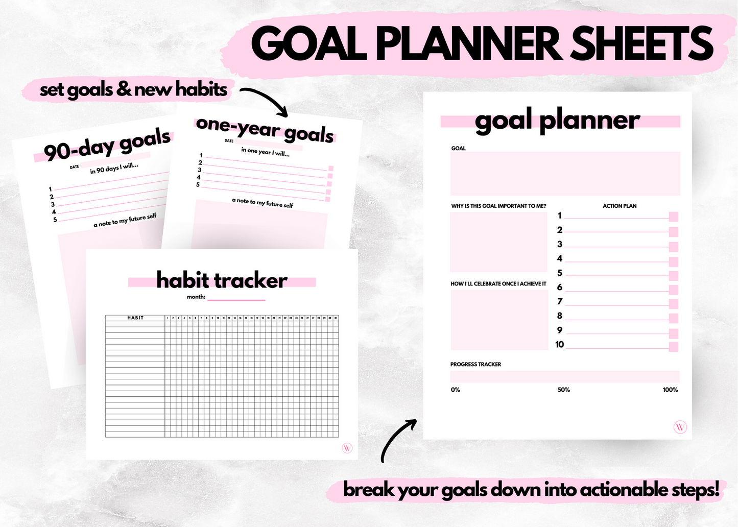 ONE TIME SALE - The Ultimate Life Planner | Printable Planner & Life Organizer